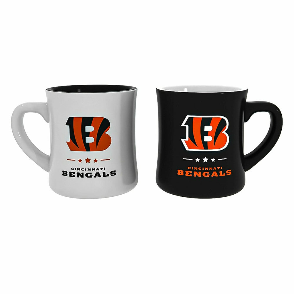 Cincinnati Bengals 10oz Ceramic Cup Set, 2pc, NFL