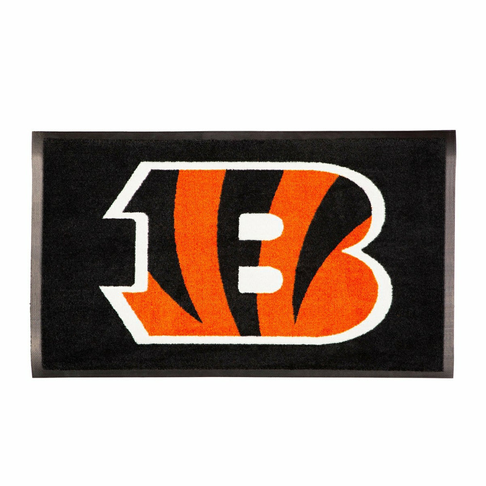 3'x5' Large USA Indoor Outdoor Entryway Mat, Cincinnati Bengals, NFL
