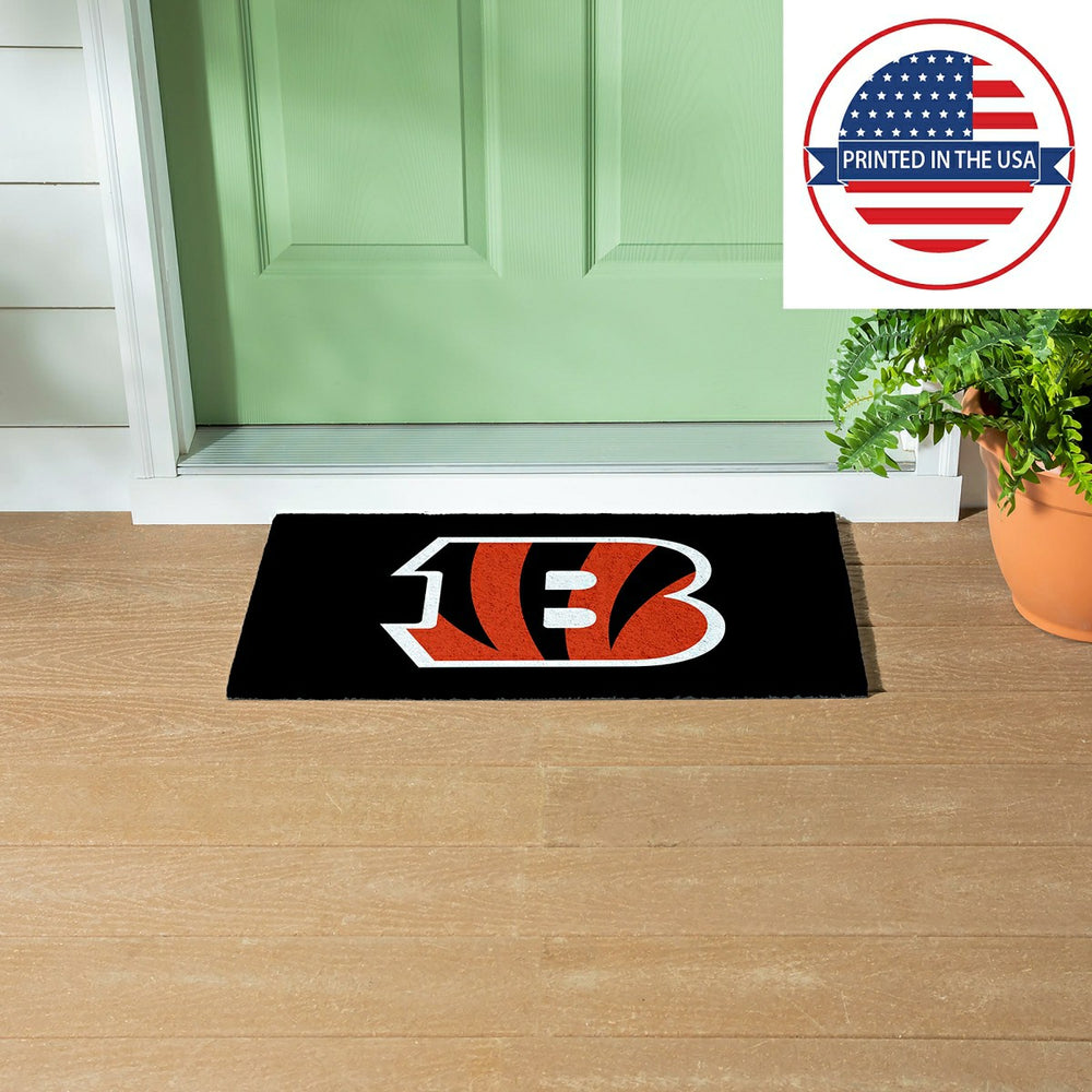 Full Color PVC Mat, 16" x 28", Cincinnati Bengals, NFL