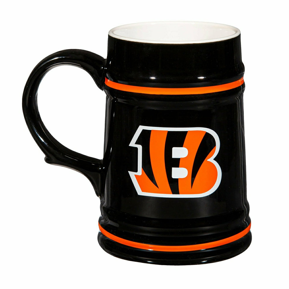 Cincinnati Bengals Ceramic Stein Cup, 24oz, NFL, Home
