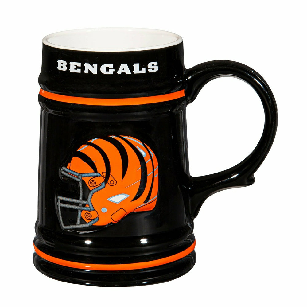 Cincinnati Bengals Ceramic Stein Cup, 24oz, NFL, Home
