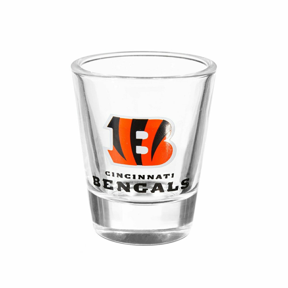 Cincinnati Bengals 4-Piece Ceramic and Glass 2oz. Shot Glass Set, NFL, Home