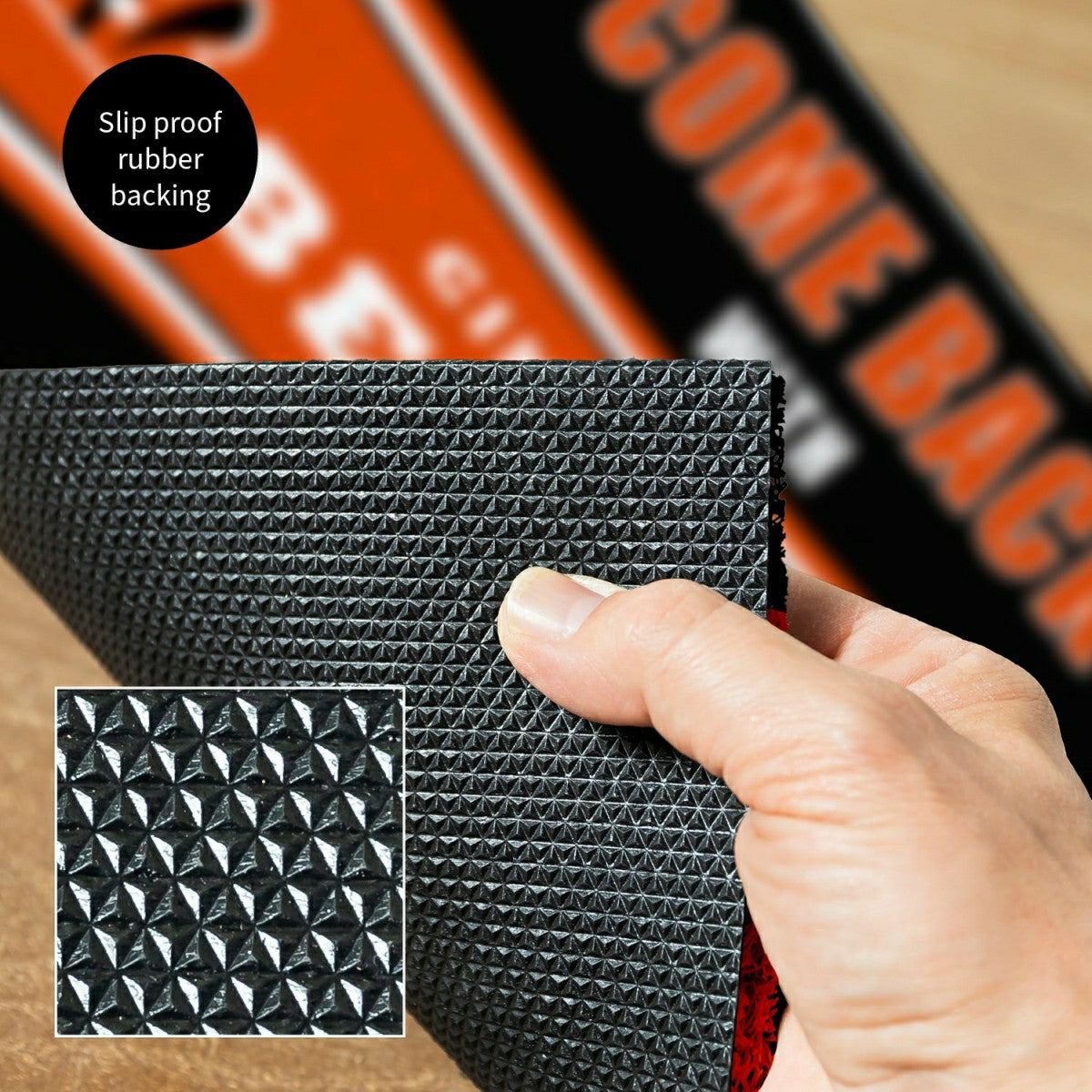 28" x 16" PVC Trapper Mat, Come Back with Tickets, Cincinnati Bengals, NFL