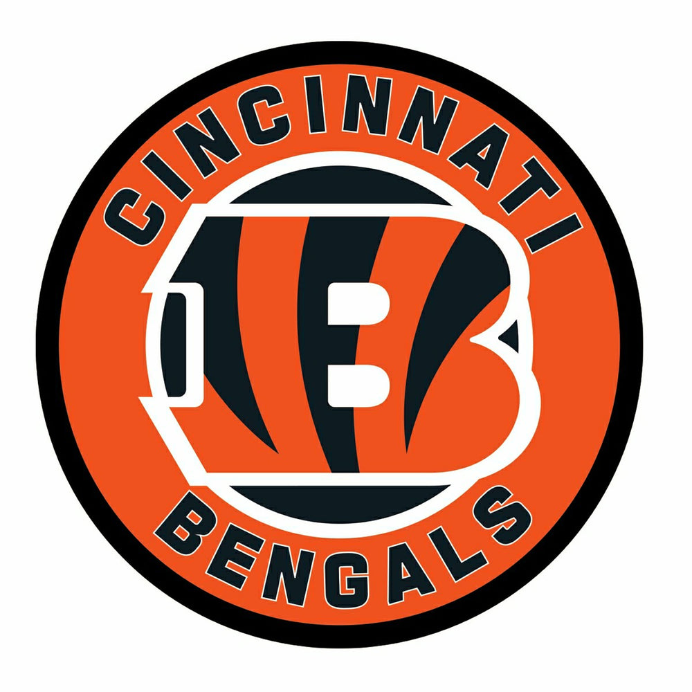LED Wall Decor, Round, Cincinnati Bengals, NFL, Home