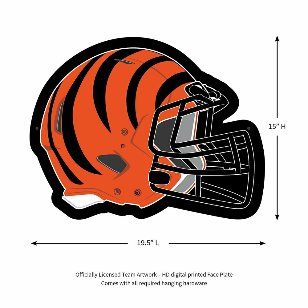 LED Wall Decor, Helmet, Cincinnati Bengals, NFL, Home
