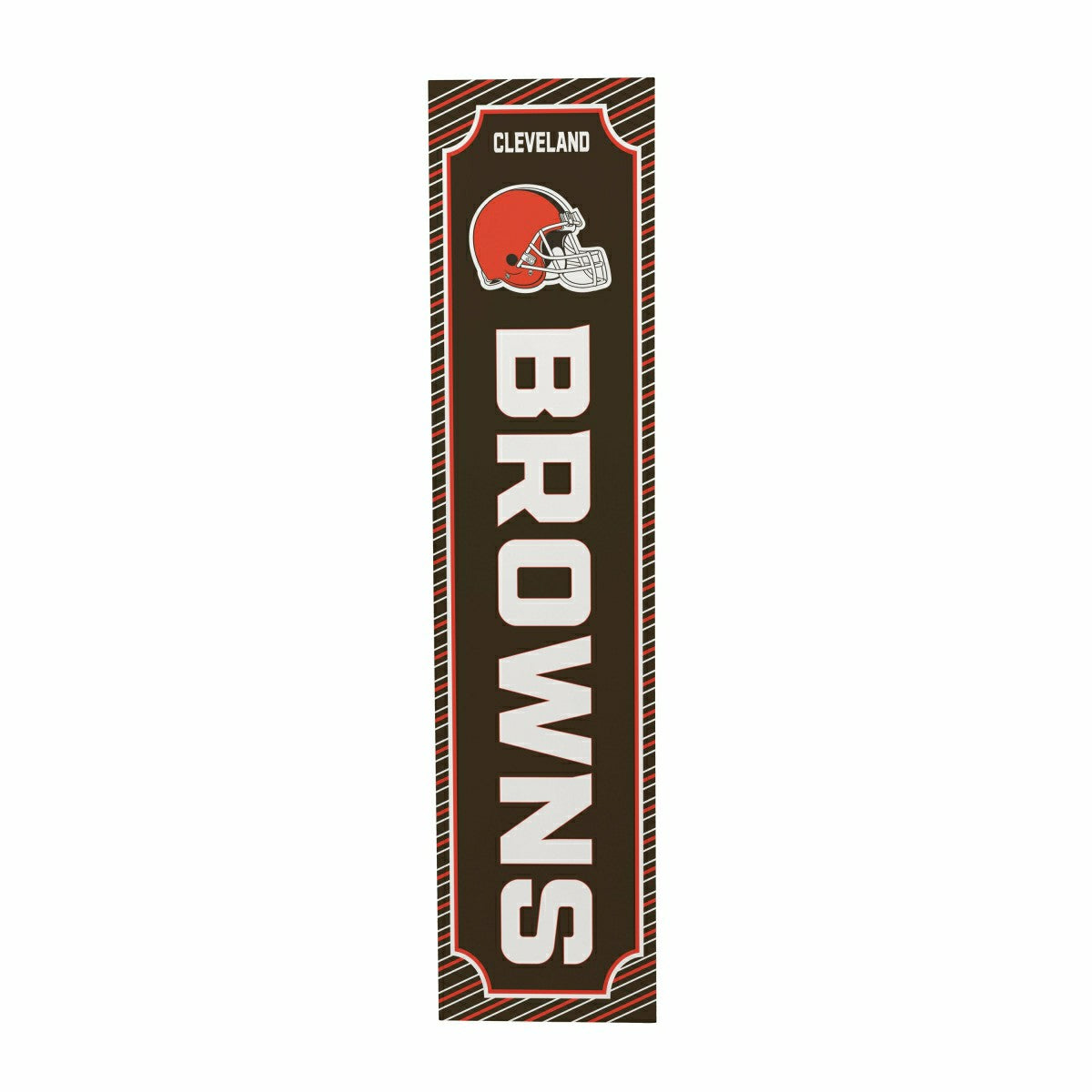 Cleveland Browns Winter Seasonal Double Sided Large Leaner, 46", NFL, Home