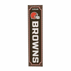 Cleveland Browns Winter Seasonal Double Sided Large Leaner, 46", NFL, Home