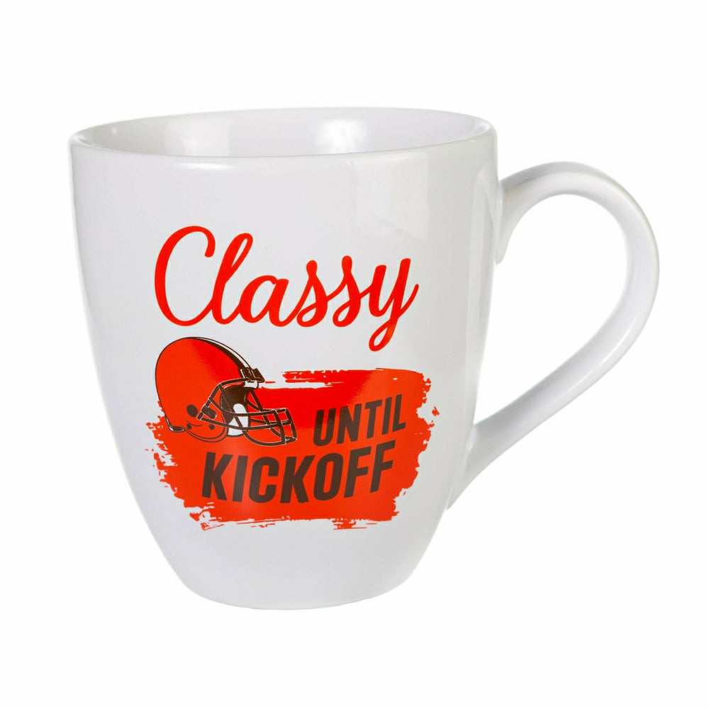 Cleveland Browns, Ceramic Cup O'Java 17oz Gift Set, NFL
