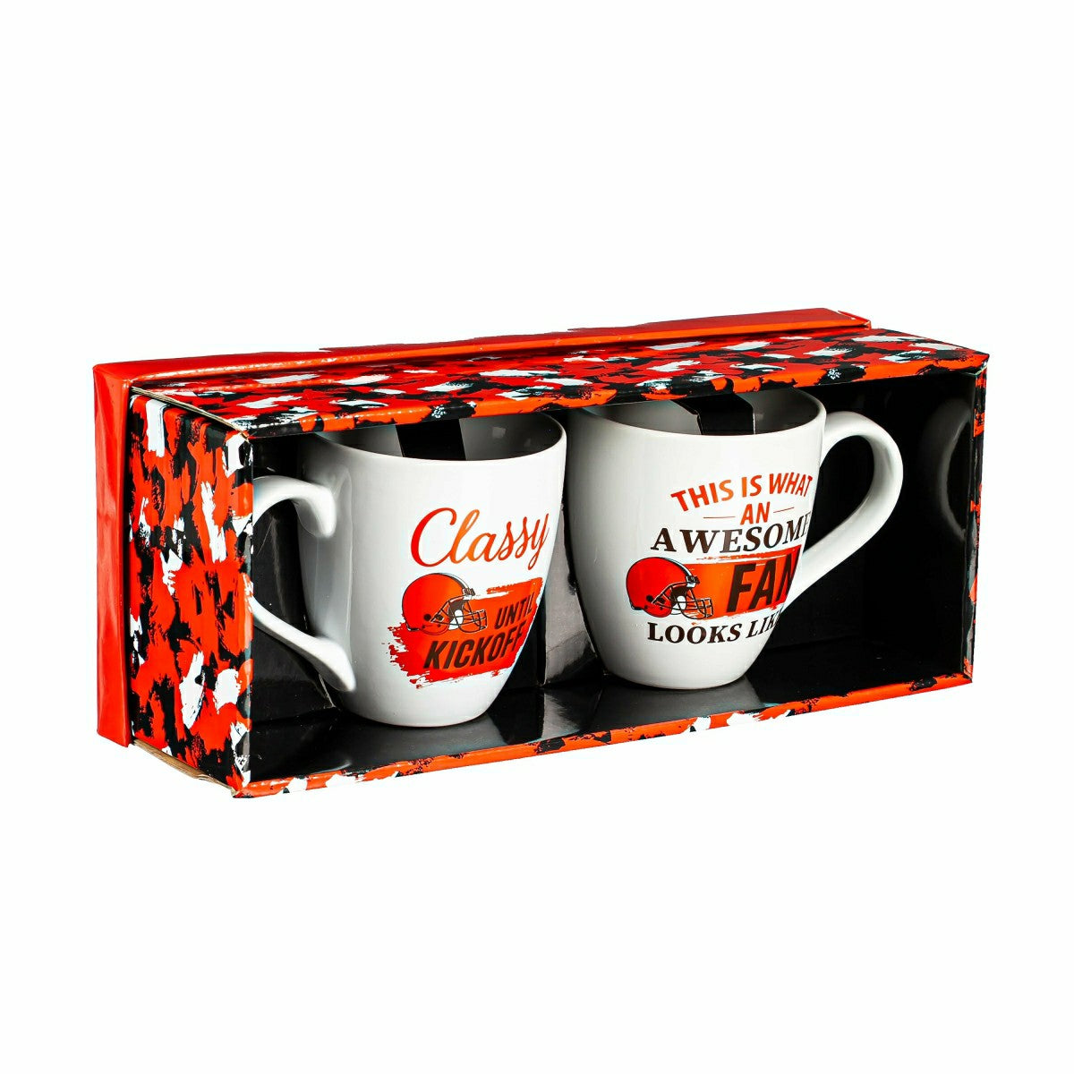 Cleveland Browns, Ceramic Cup O'Java 17oz Gift Set, NFL