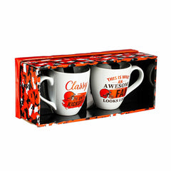 Cleveland Browns, Ceramic Cup O'Java 17oz Gift Set, NFL