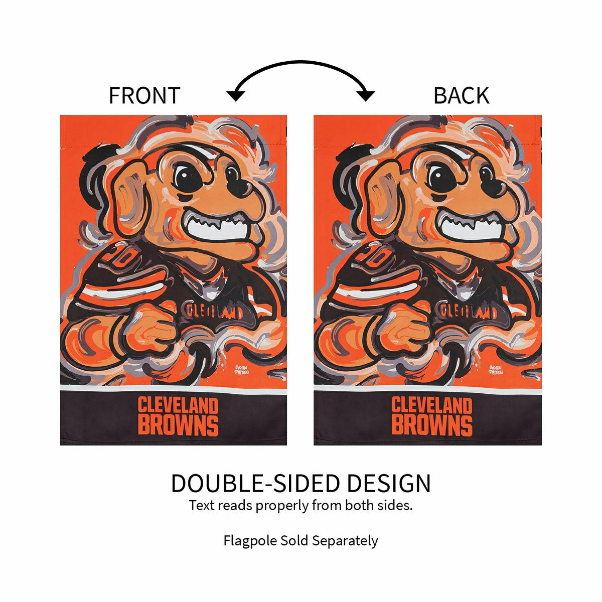 Cleveland Browns, Suede GDN Justin Patten, NFL