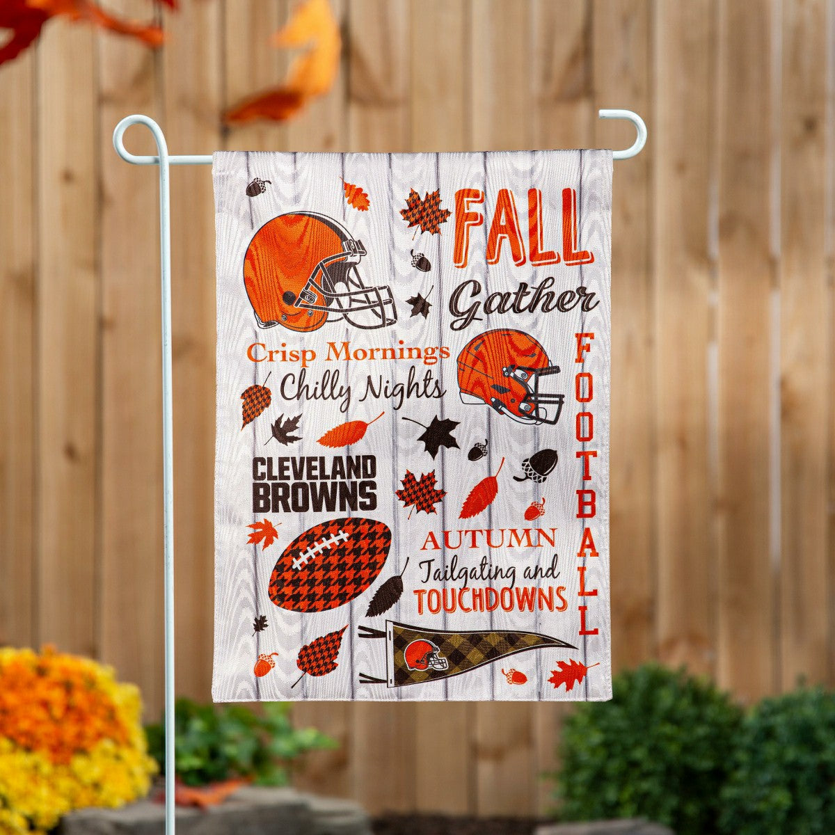 Cleveland Browns, Moire Flag, GDN, Fall Seasonal, NFL, Home