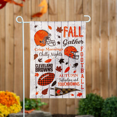 Cleveland Browns, Moire Flag, GDN, Fall Seasonal, NFL, Home