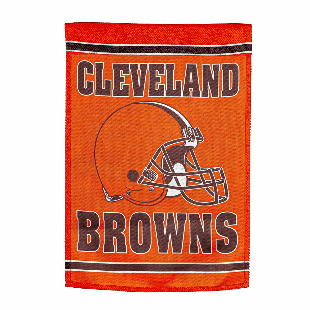 Cleveland Browns Embossed Suede House Flag, NFL, Home