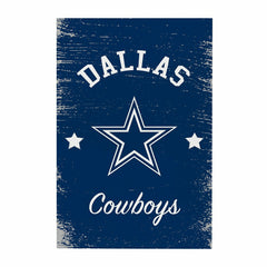 Dallas Cowboys Wood Wall Sign, 16x24, NFL, Home