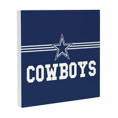 Dallas Cowboys Wood Wall Sign, 12x12, NFL, Home