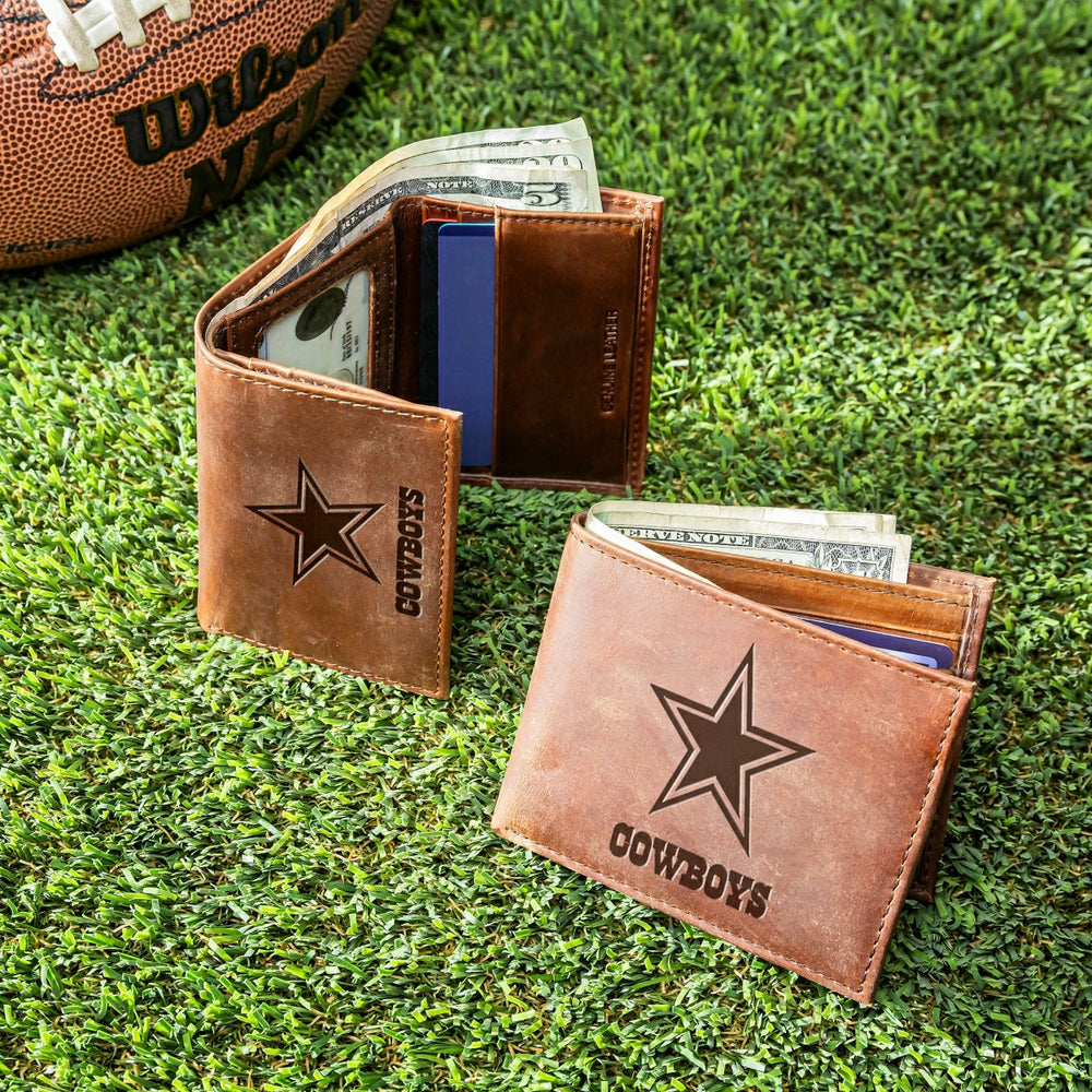 Dallas Cowboys, Bi-Fold and Tri-Fold Wallet Gift Set, Brown, NFL, Home