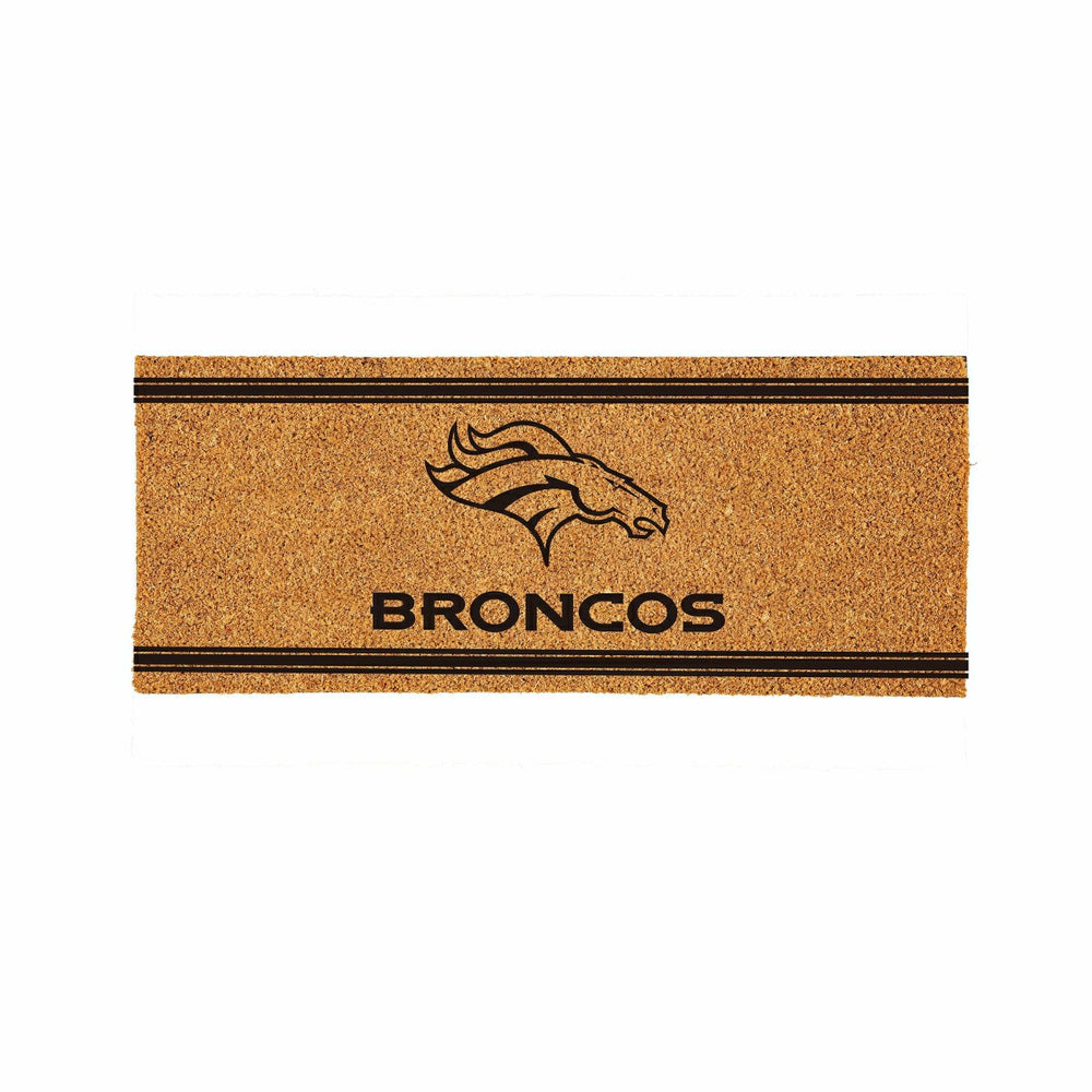 Denver Broncos Extra Large One Color Coir Mat, 60"x24", NFL