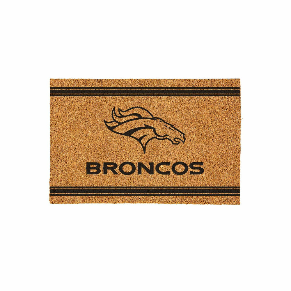 Denver Broncos Large One Color Coir Mat, 36"x24", NFL