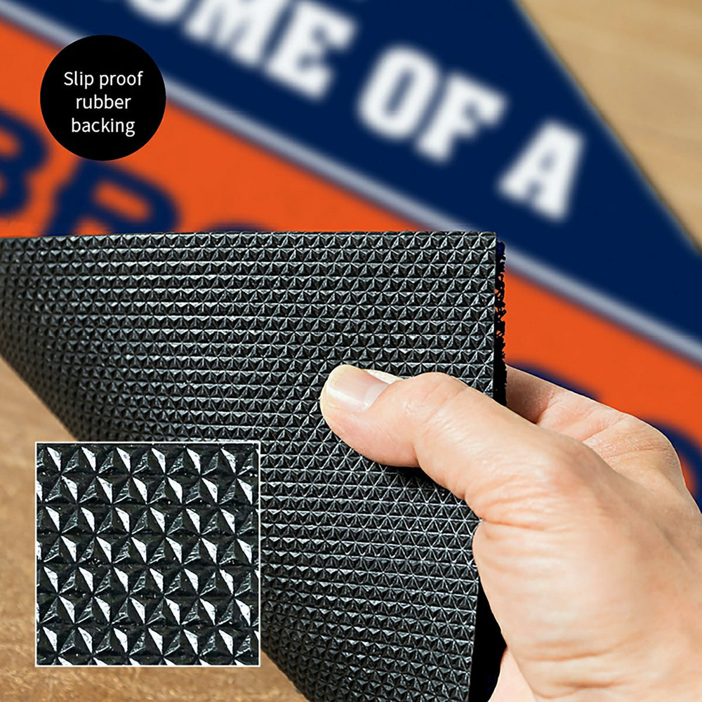 Denver Broncos, PVC Mat COLOR, Home of a Fan, NFL