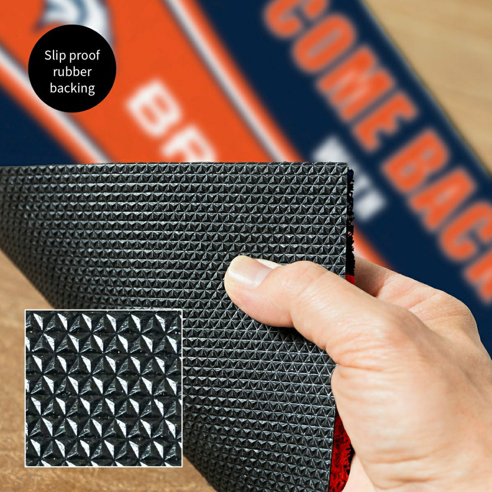 28" x 16" PVC Trapper Mat, Come Back with Tickets, Denver Broncos, NFL
