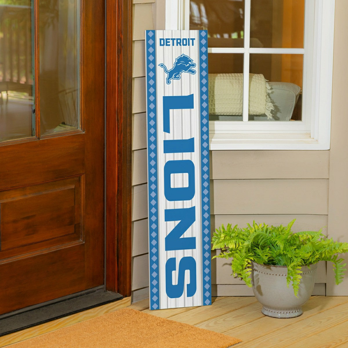 Detroit Lions 47" Double Sided Leaner, Christmas, NFL, Home