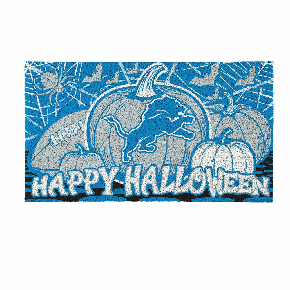 Detroit Lions Halloween PVC Mat, 28"x16", NFL
