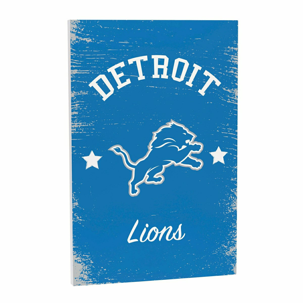Detroit Lions Wood Wall Sign, 16x24, NFL, Home
