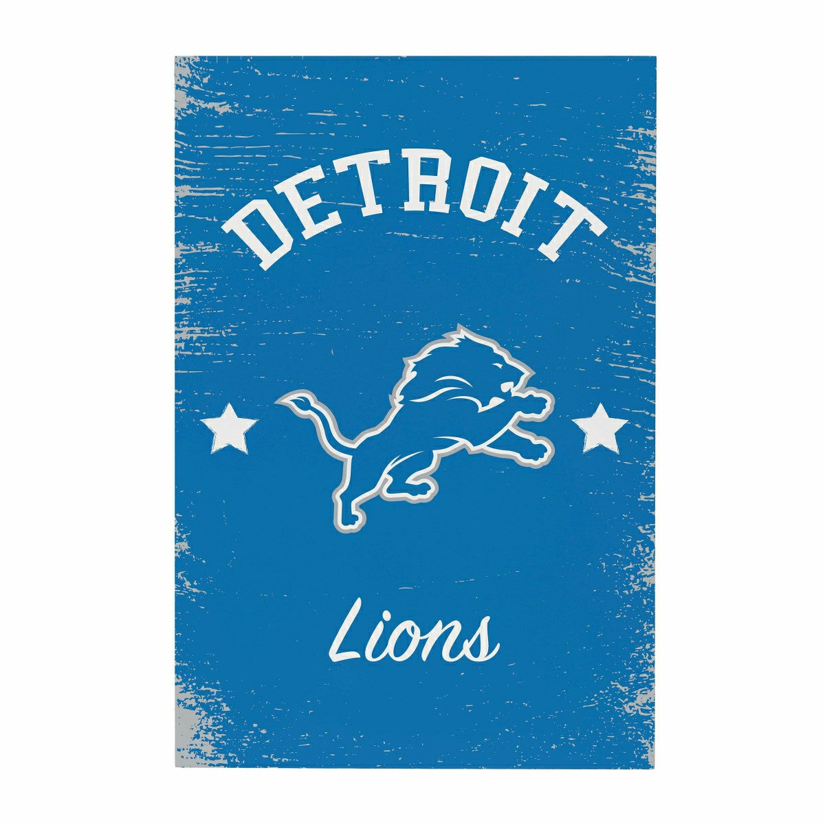 Detroit Lions Wood Wall Sign, 16x24, NFL, Home