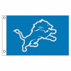 Detroit Lions Single Sided Flag w/ 2 Grommets, 3'x5', NFL, Home