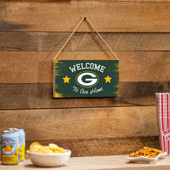 Green Bay Packers Wood Wall Sign, 6x11, NFL, Home