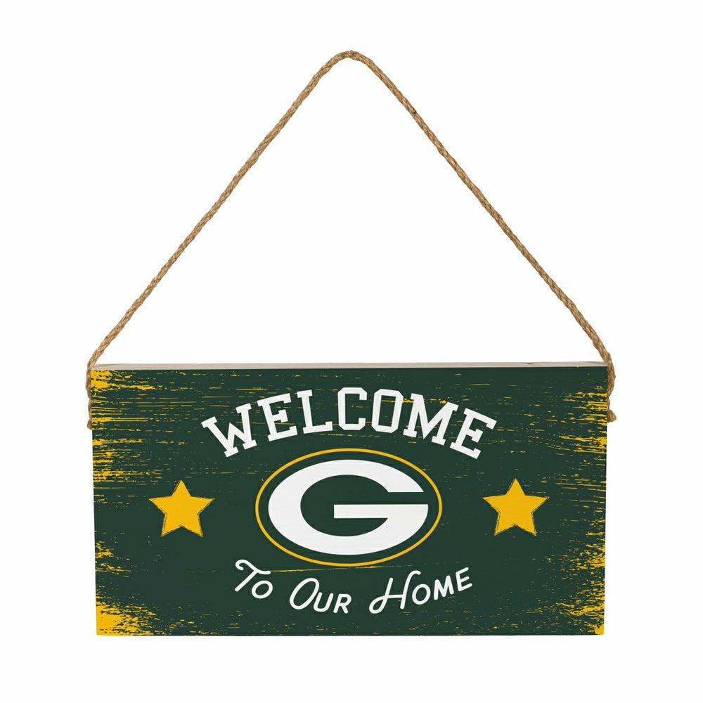 Green Bay Packers Wood Wall Sign, 6x11, NFL, Home