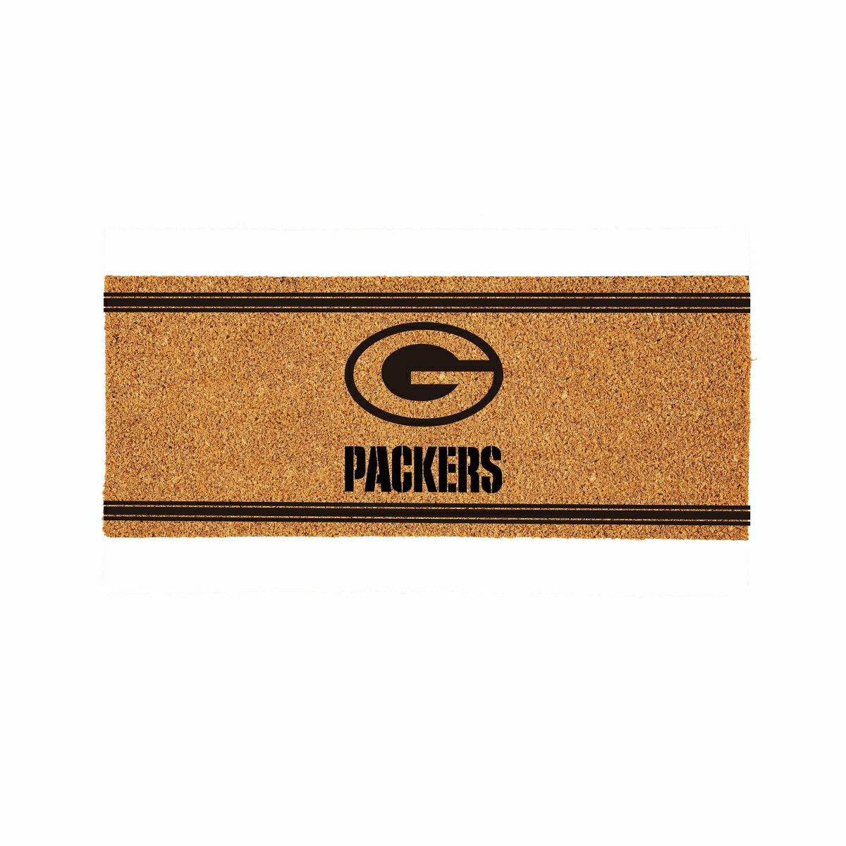 Green Bay Packers Extra Large One Color Coir Mat, 60"x24", NFL
