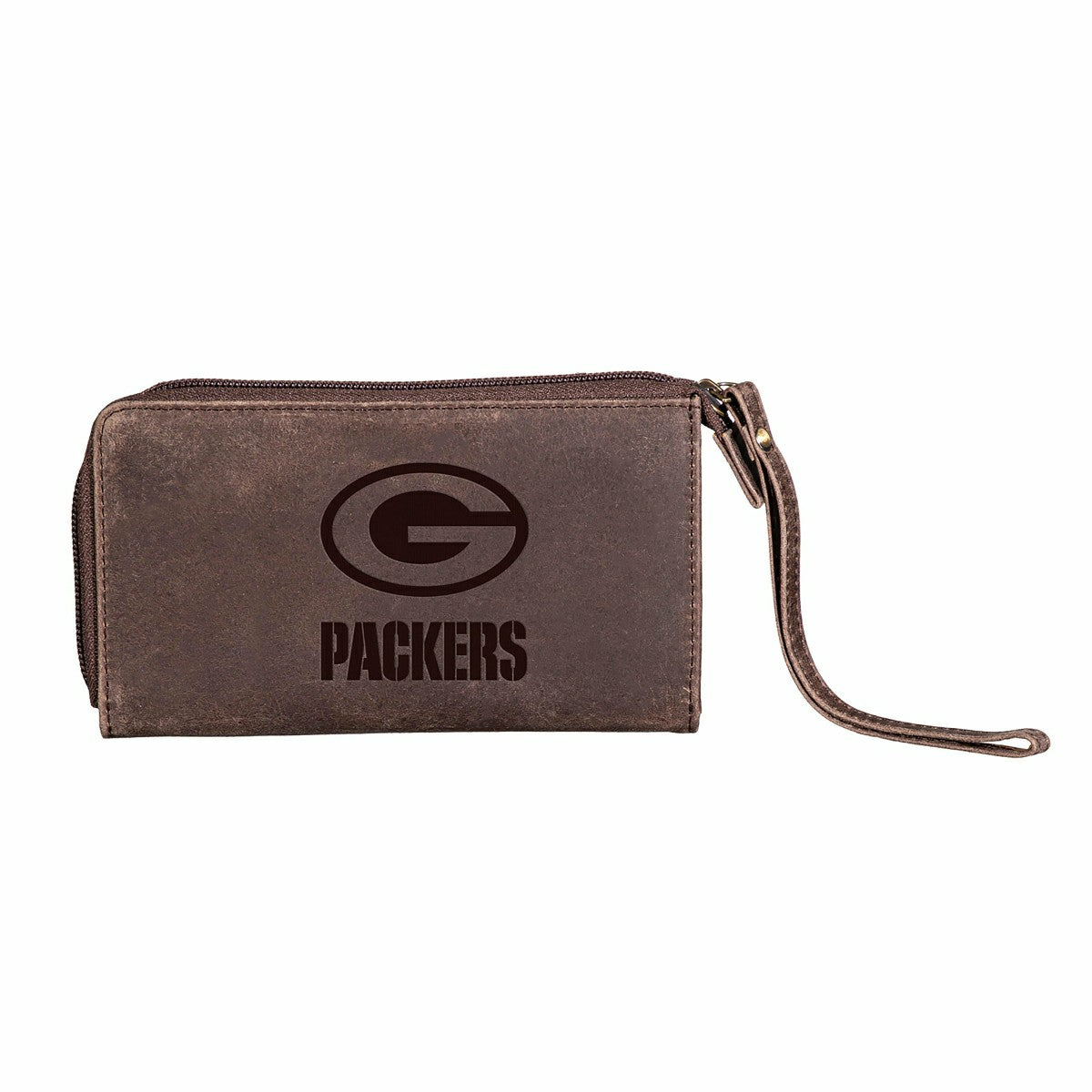 Wristlet Wallet, Brown, Green Bay Packers, NFL, Home