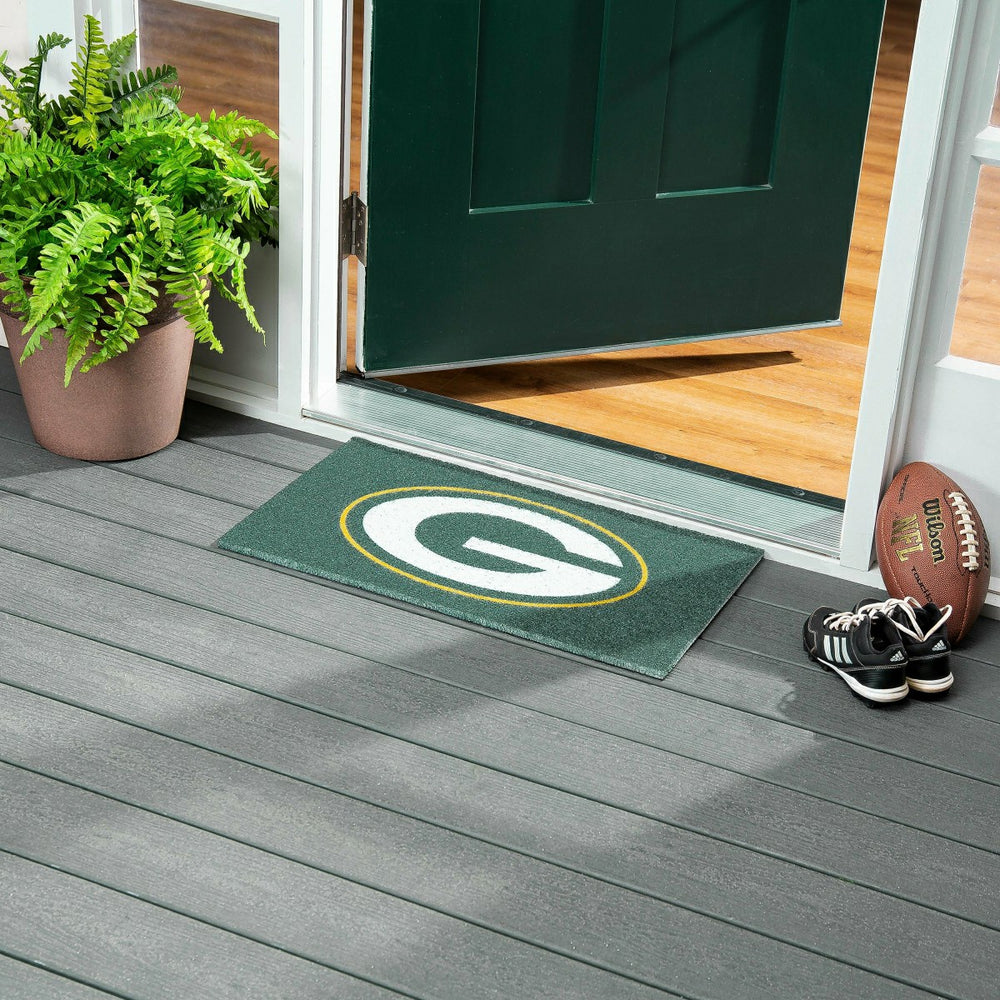 Full Color PVC Mat, 16" x 28", Green Bay Packers, NFL