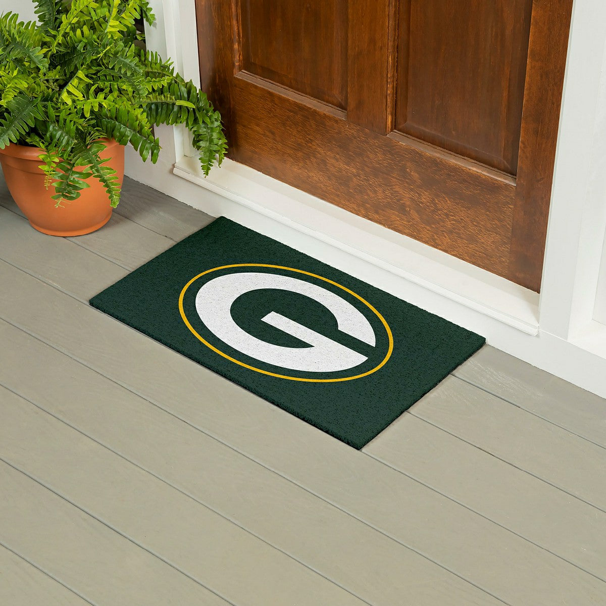 Full Color PVC Mat, 16" x 28", Green Bay Packers, NFL
