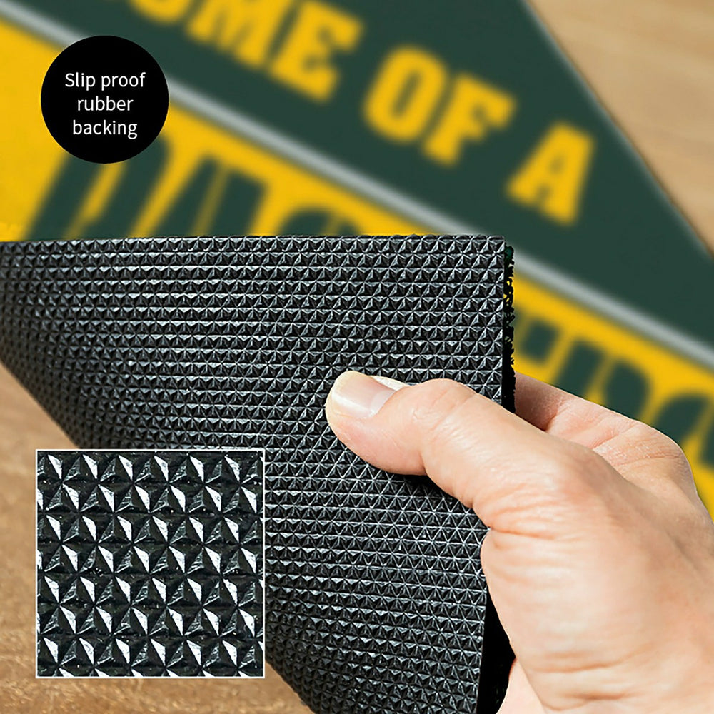 Green Bay Packers, PVC Mat COLOR, Home of a Fan, NFL