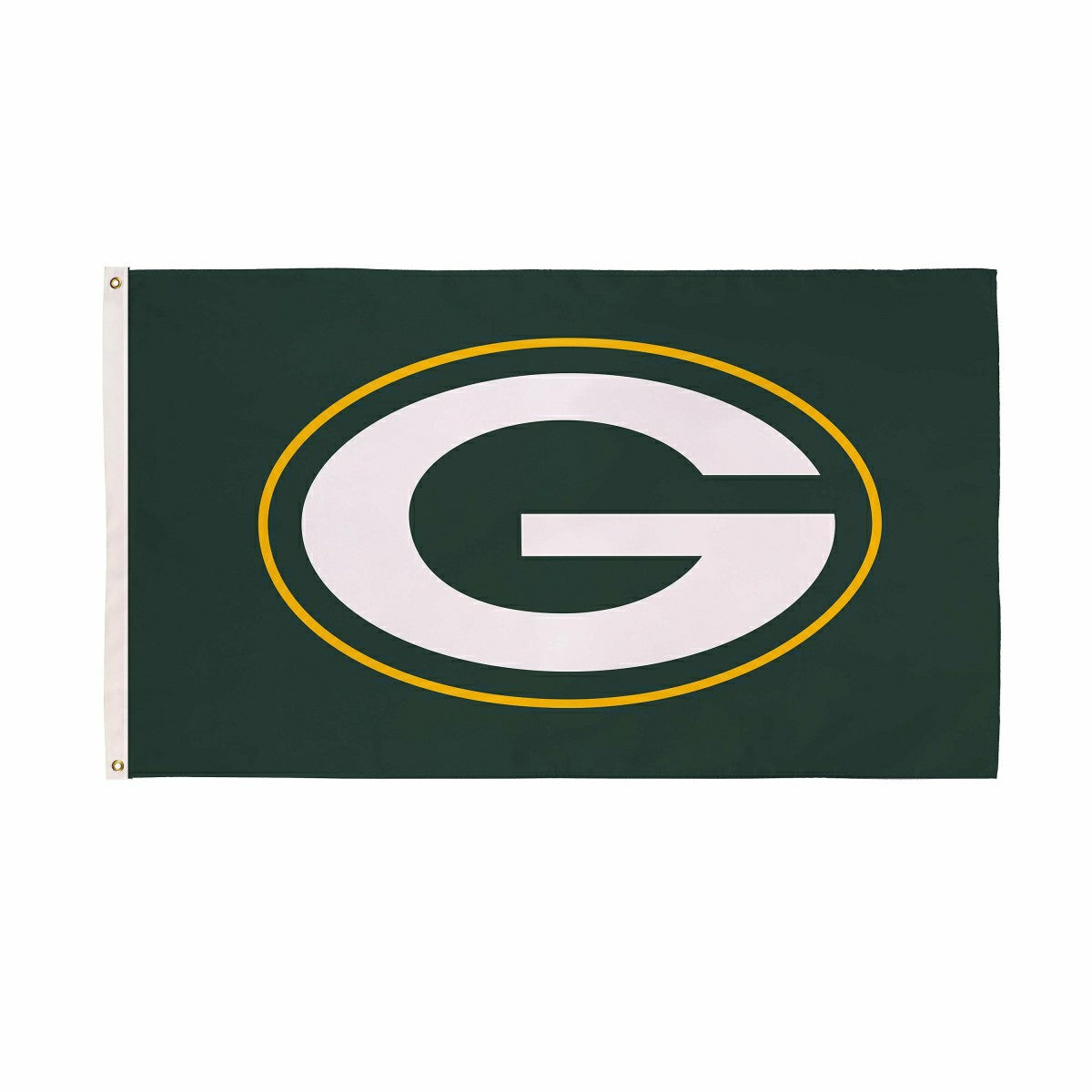 Green Bay Packers Single Sided Estate Flag with 2 Grommets, 3'x5', NFL, Home