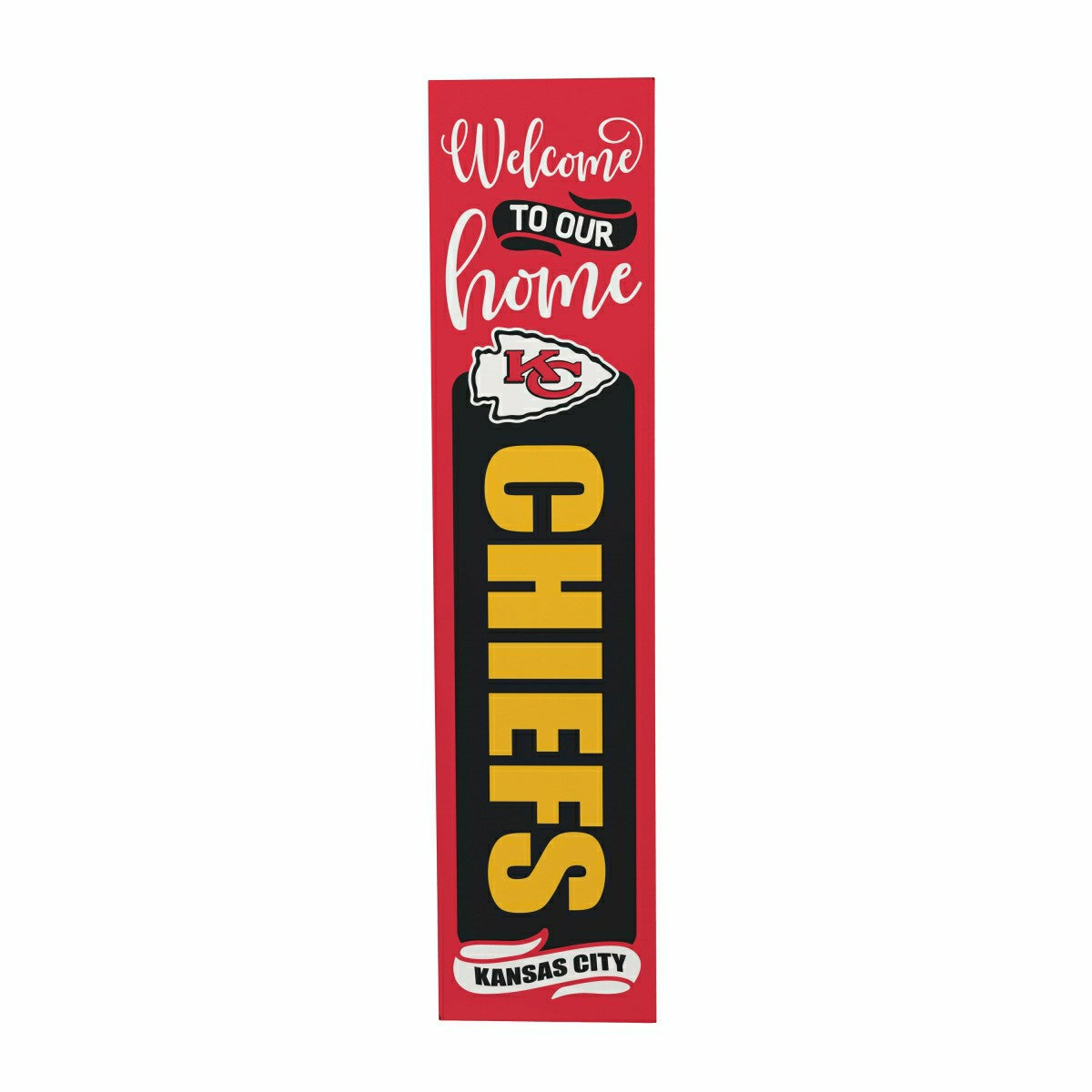 47" Double Sided Leaner, Kansas City Chiefs, Halloween, NFL, Home