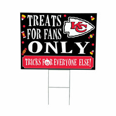 Kansas City Chiefs Yard Sign, Halloween Treats for Fans, NFL, Home