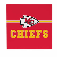 Kansas City Chiefs Wood Wall Sign, 12x12, NFL, Home