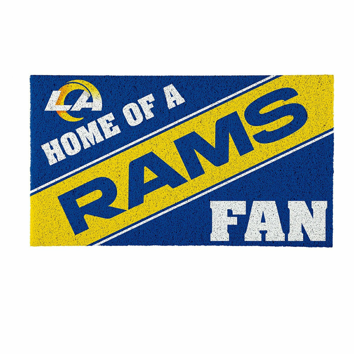 Los Angeles Rams, PVC Mat COLOR, Home of a Fan, NFL