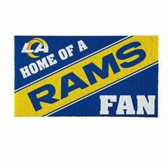 Los Angeles Rams, PVC Mat COLOR, Home of a Fan, NFL