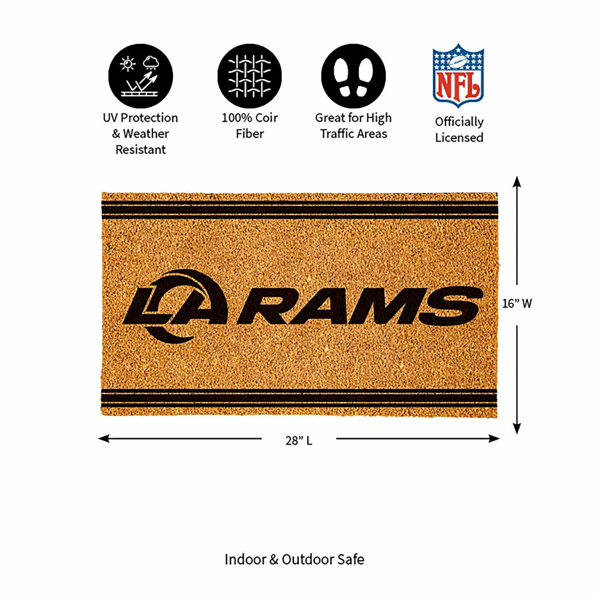 Los Angeles Rams, Coir Mat 1C, NFL