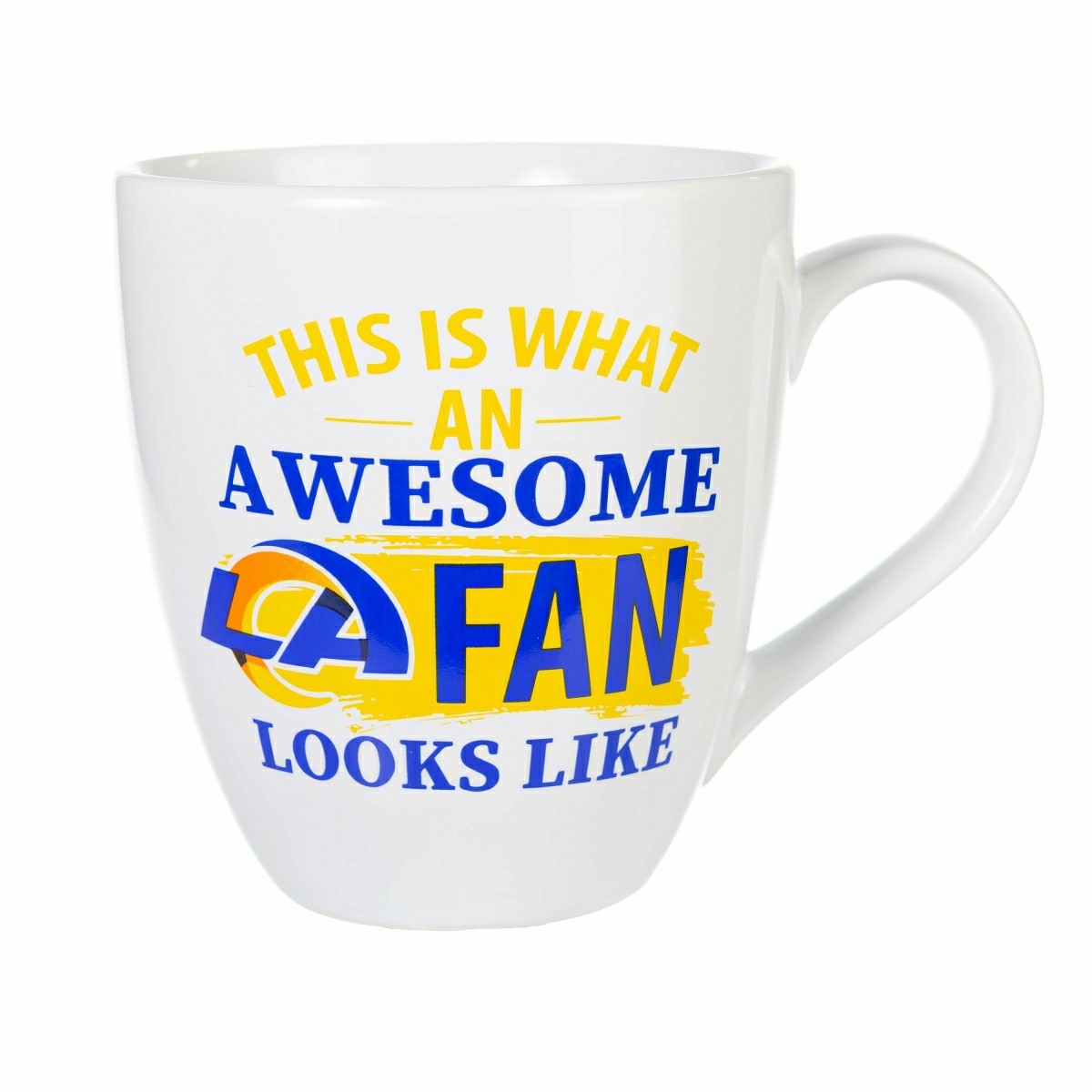 Los Angeles Rams, Ceramic Cup O'Java 17oz Gift Set, NFL, Home