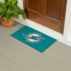 Full Color PVC Mat, 16" x 28", Miami Dolphins, NFL