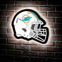 LED Wall Decor, Helmet, Miami Dolphins, NFL, Home