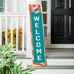 Miami Dolphins Summer Seasonal Single Sided Large Leaner, 46", NFL, Home