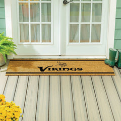 Minnesota Vikings Extra Large One Color Coir Mat, 60"x24", NFL