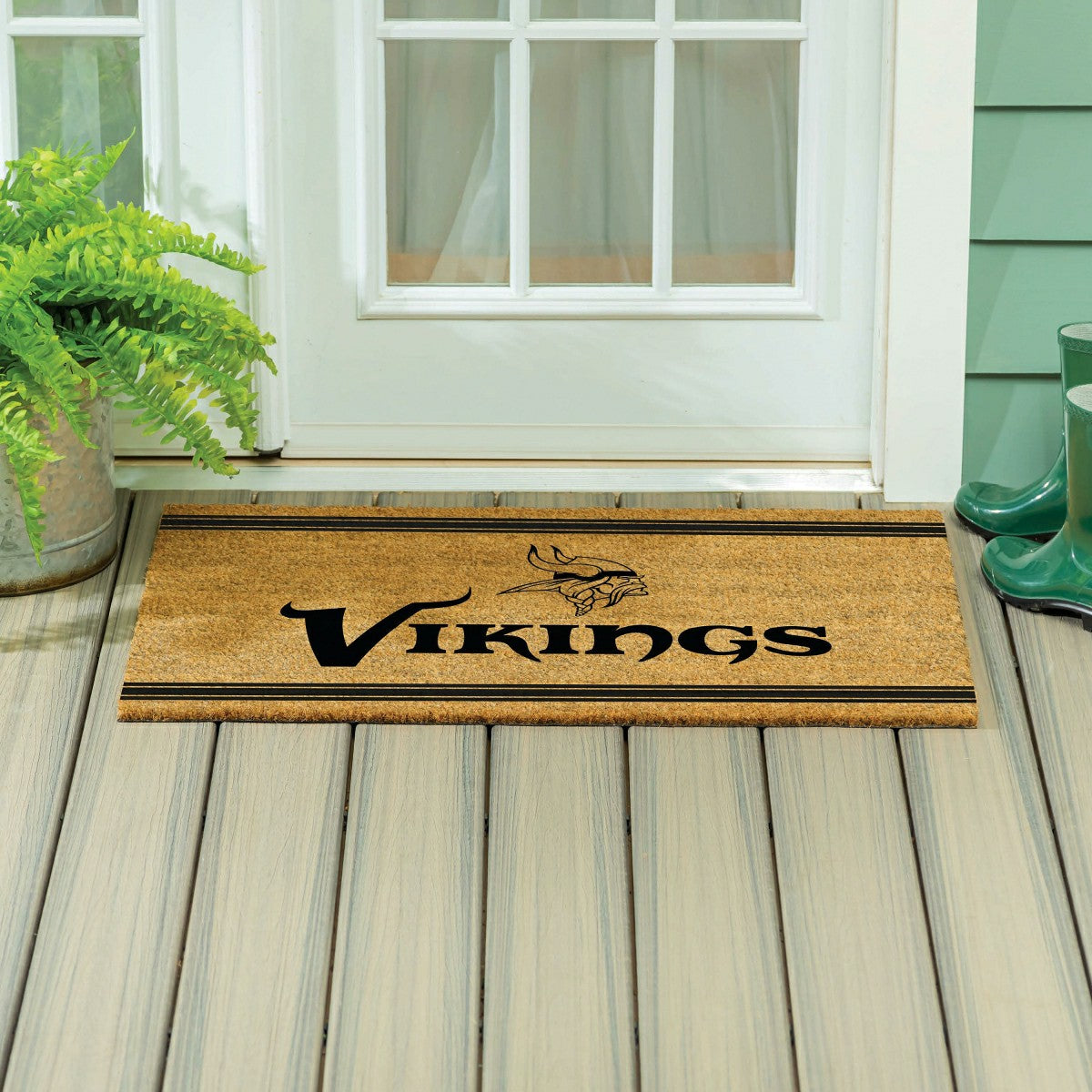 Minnesota Vikings Large One Color Coir Mat, 36"x24", NFL